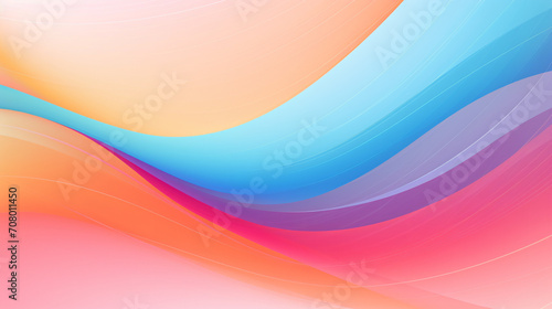 Vector abstract background with vertical rainbow