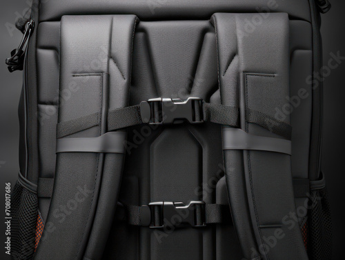 close up of a luxury black bag with the best materials