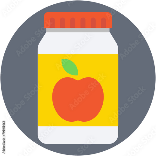 Jam Jar Vector Icon