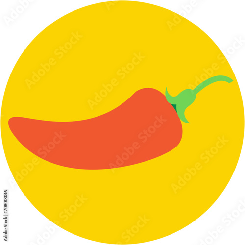 Chili Pepper Vector Icon