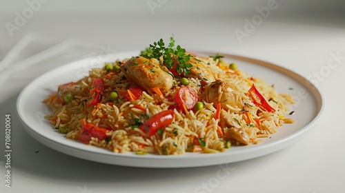 Set of Chicken Biryani Spicy Indian, UK And Chines Malabar