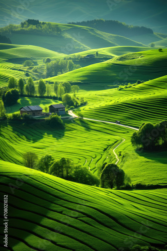 Iatalian landscapes of gree...