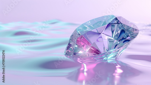 pink crystal glass