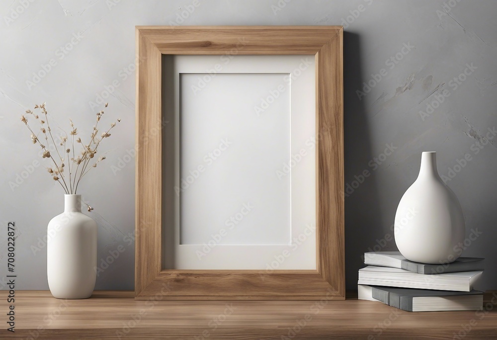 Wooden Picture Frame Portrait White