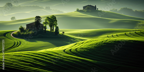 Iatalian landscapes of gree...