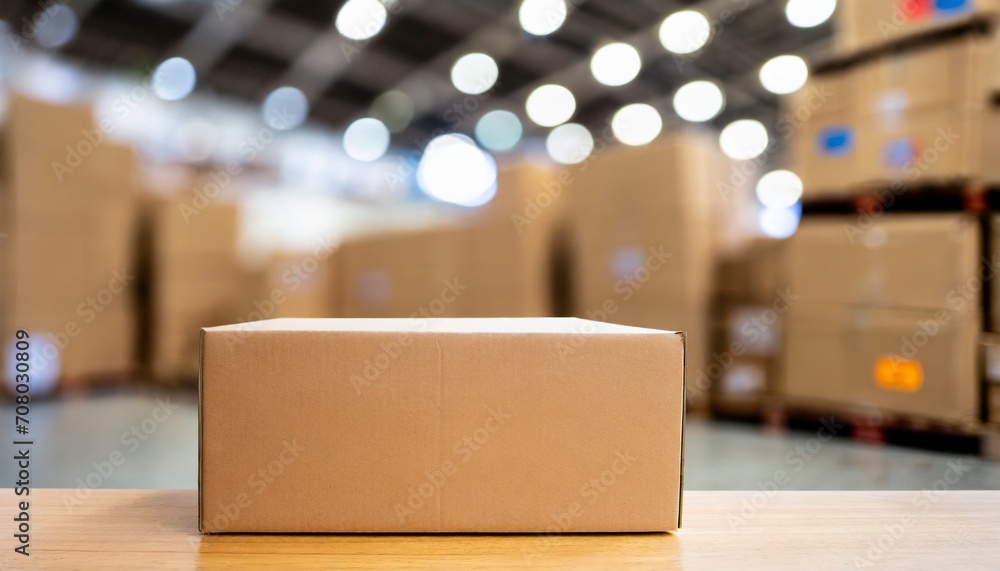 caixas em um armazém moderno cheio de prateleiras. Logística e transporte. Centro de distribuição de produtos. caixas em um armazém moderno cheio de prateleiras. Logística e transporte. Centro de distribuição de produtos.