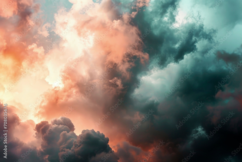 Generative AI Background illustration of beautiful sky Generative AI Background illustration of beautiful sky
