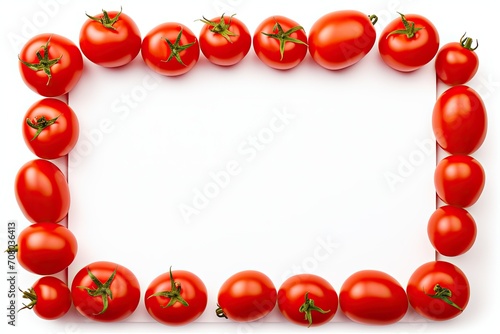 frame of tomatoes