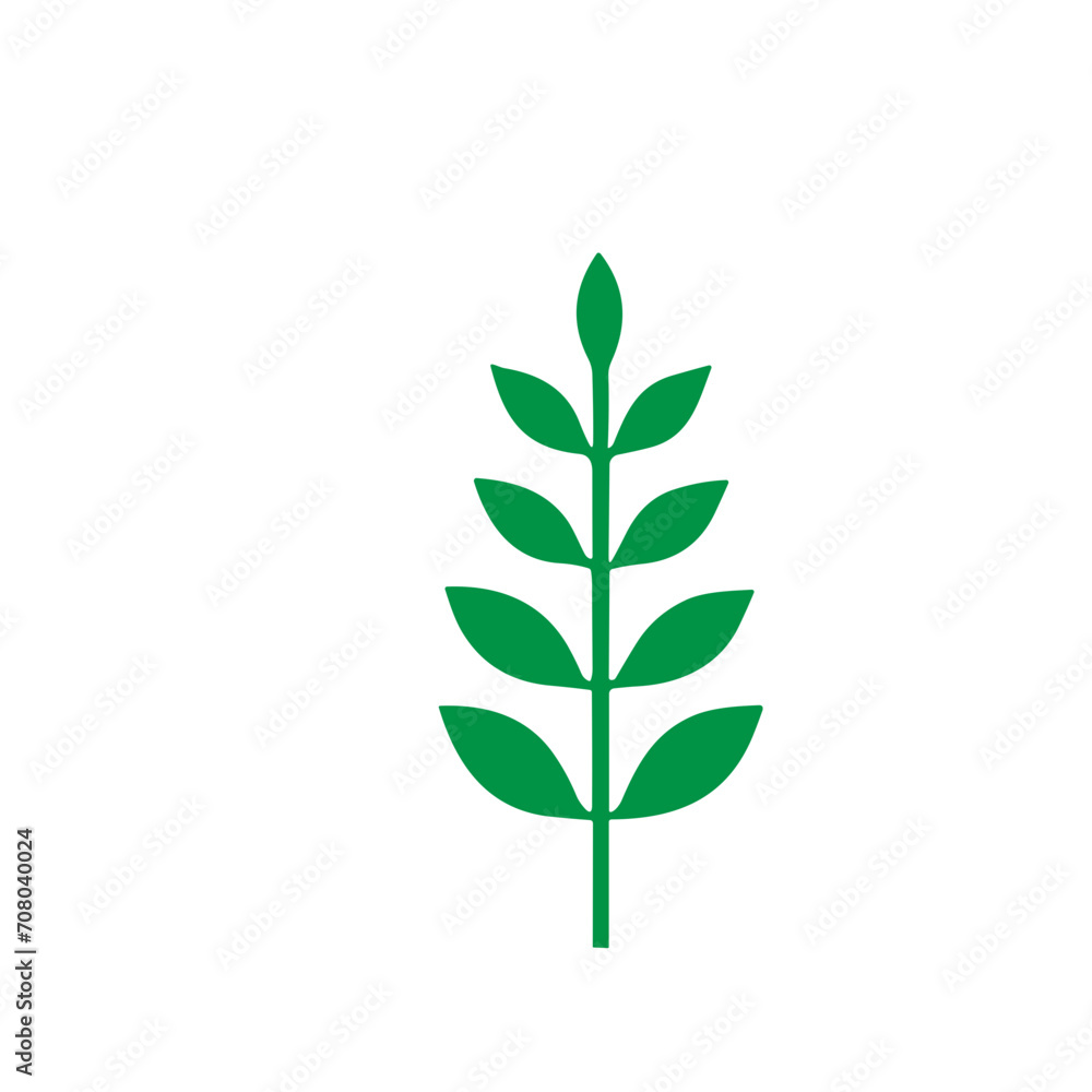 Naklejka premium tree and bushes vector