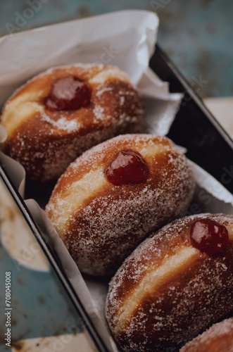 Traditional donuts, fat thursday © radosnasosna