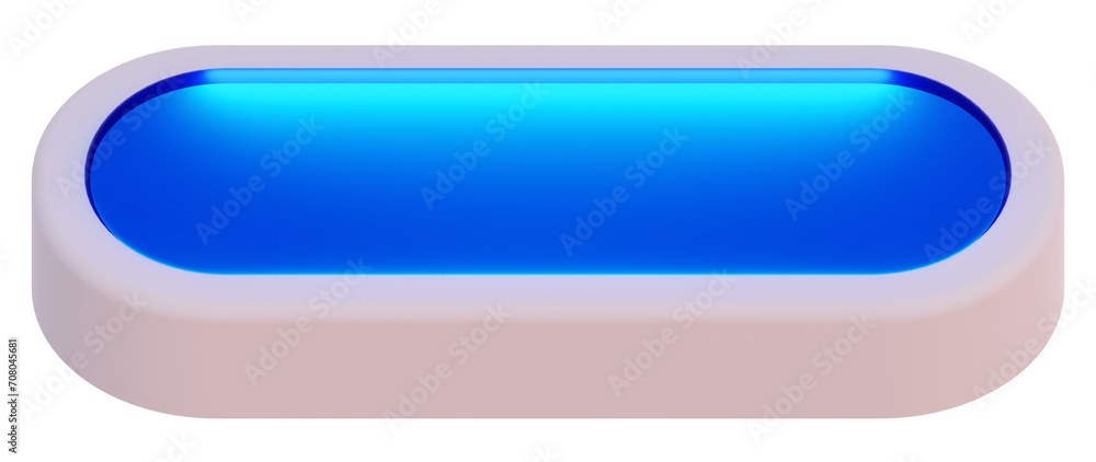 Button on the white background. 3d rendering. Button on the white background. 3d rendering.