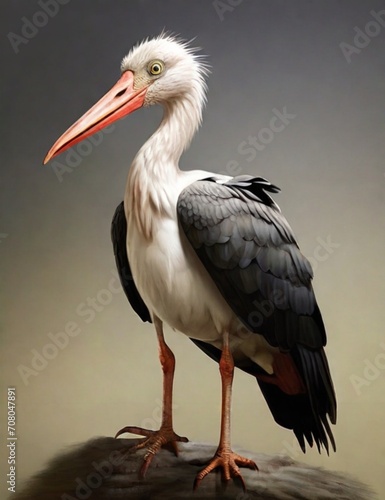 white stork ciconia