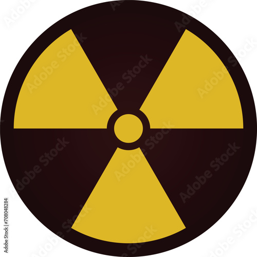 Nuclear Symbol Illustration 
