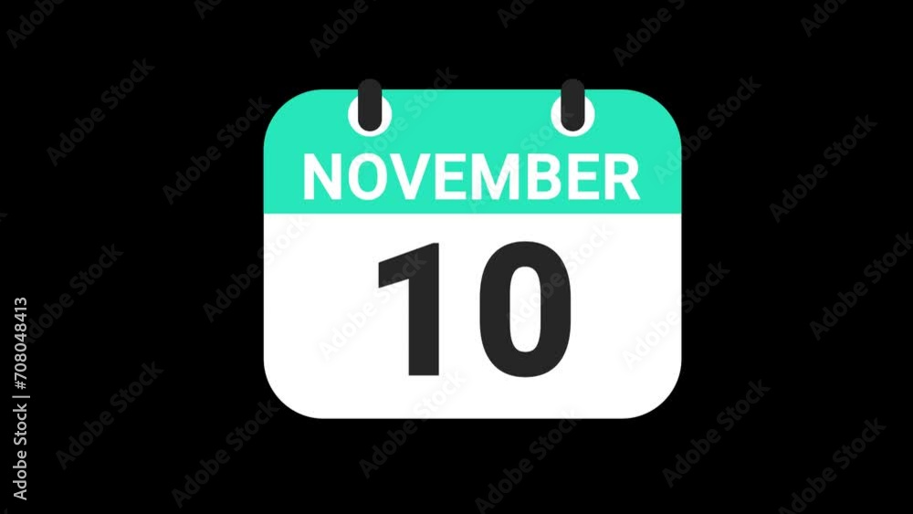 Date counting calendar date of 1 to 31, animation, Transparent alpha background
Date counting calendar date of 1 to 31, animation, Transparent alpha background