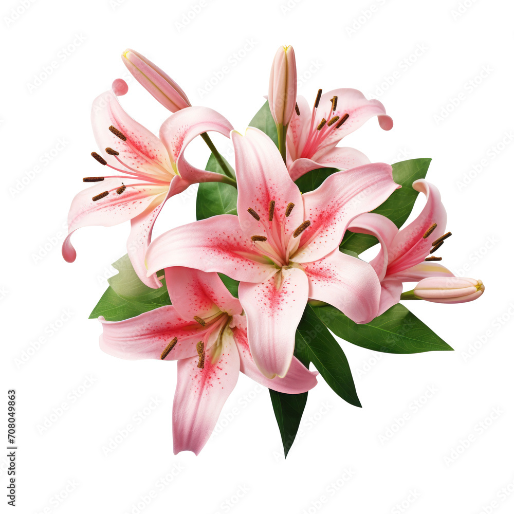 lily (Pink): Wealth and prosperity (2)