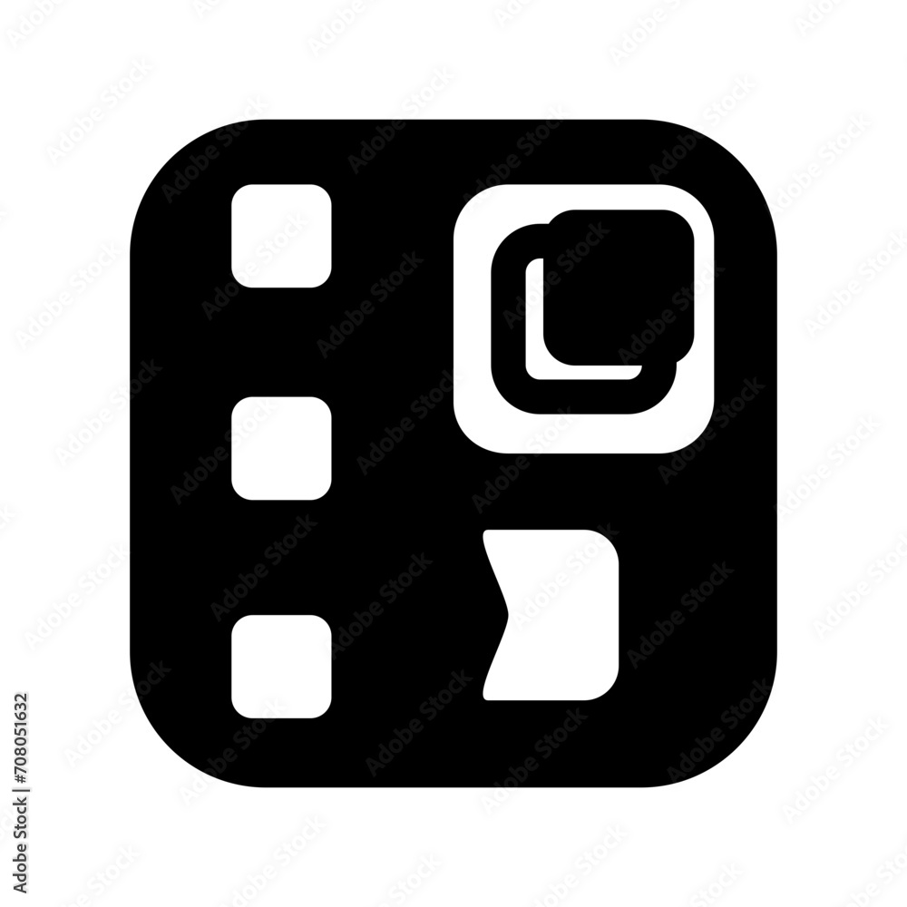 application icon black and white abstract application icon black and white abstract