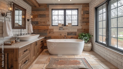 Modern Rustic Bathroom Concept