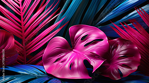 pink and blue
