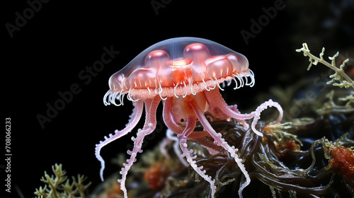 jellyfish in aquarium