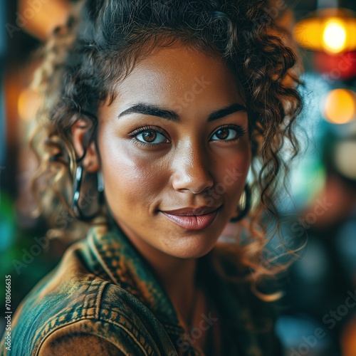 portrait of a smiling woman