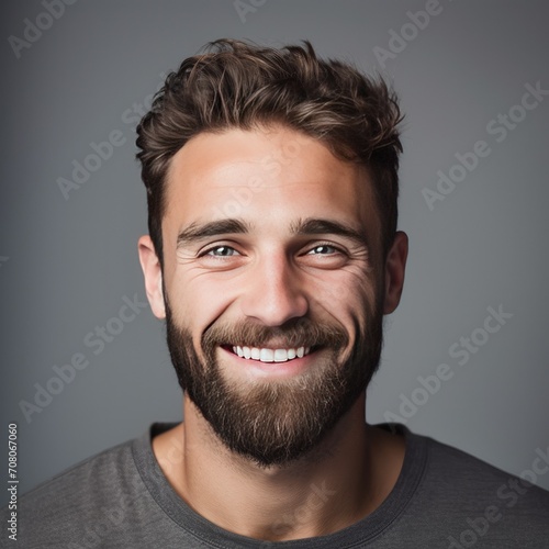 Portrait Headshot of a Happ...