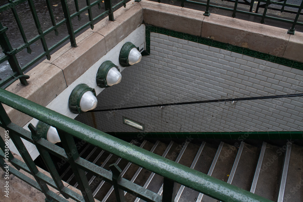 Paris (France) subway entrance
