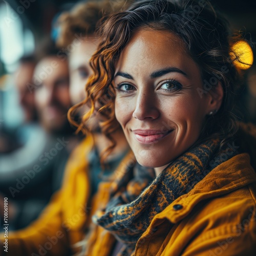 portrait of a smiling person in the office