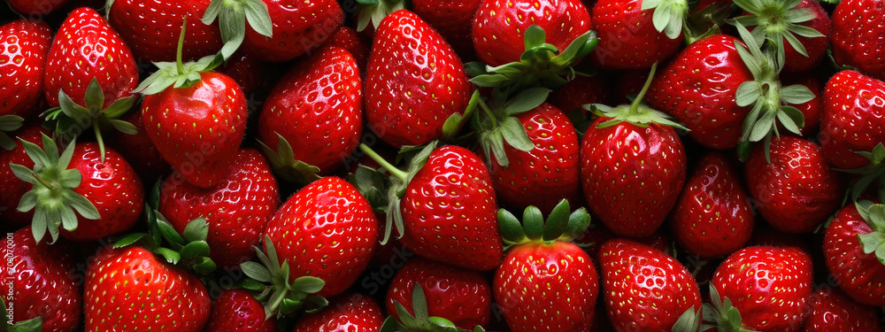 Fresh Strawberries Arranged on a Surface - High-Resolution Stock Image Fresh Strawberries Arranged on a Surface - High-Resolution Stock Image