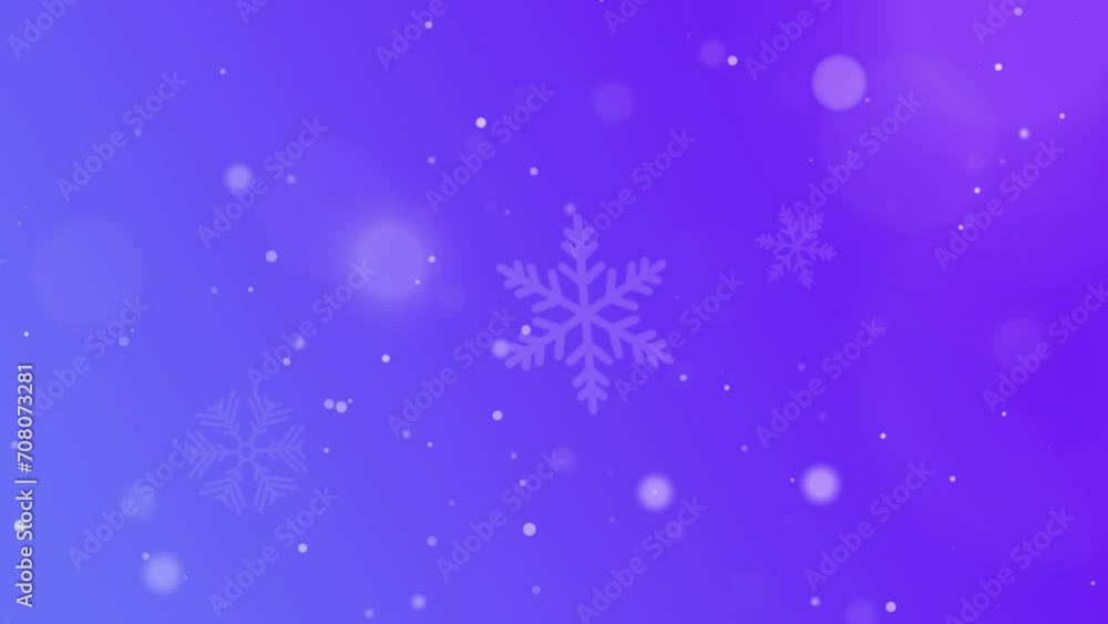 Blue fon snowball is spinning on a blue gradient holiday christmas Blue fon snowball is spinning on a blue gradient holiday christmas