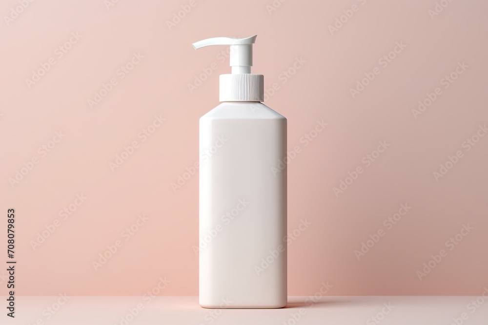 Clean empty bottle to advertise your product. Mockup Clean empty bottle to advertise your product. Mockup