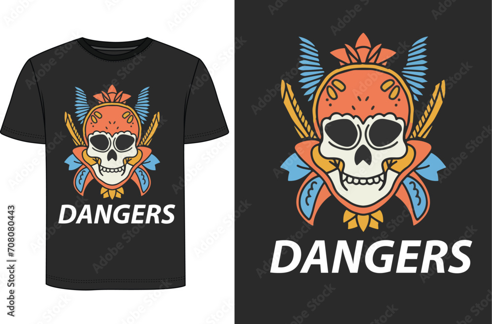 vector creative skull design vector creative skull design