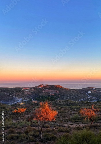 Landschaft der Alpujarra bei Felix, Roquetas de Mar, Almeria, Spanien photo