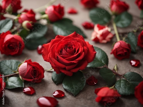 Valentine's Day red roses
