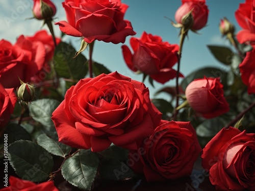 Valentine's Day bunch of roses © MuhammadIlyas