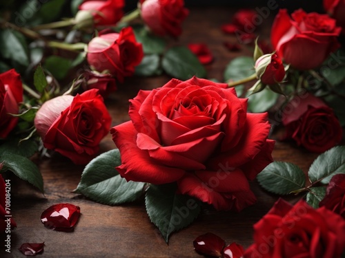 Valentine s Day red roses