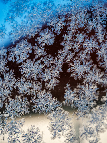 Eisblumen am  Fenster © focus finder
