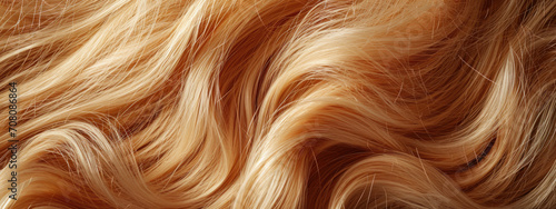 Blonde Curls: Artistic Spirals of Light Hair in a Dynamic Flow