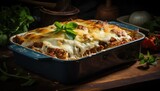Delicious Casserole Dish With Meat and Cheese - A Nourishing and Satisfying Meal