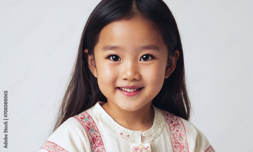 happy little asian girl, little child, children's emotions, portrait of children asian children happy little asian girl, little child, children's emotions, portrait of children asian children