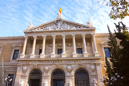 National Library of Spain in Madrid, Spain