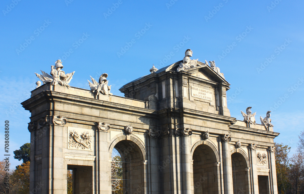  Puerta de Alcala in Madrid, Spain
