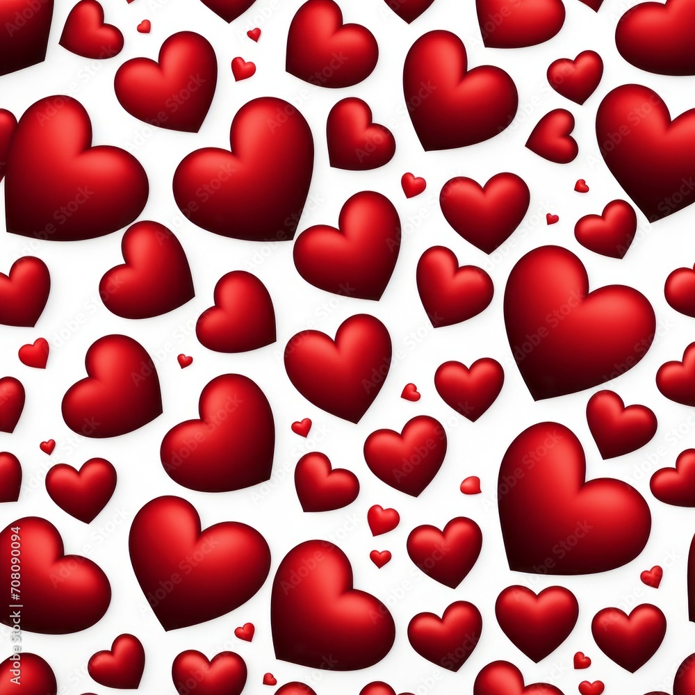 Red glossy shiny heart shape isolated on color background with reflection effect Red glossy shiny heart shape isolated on color background with reflection effect