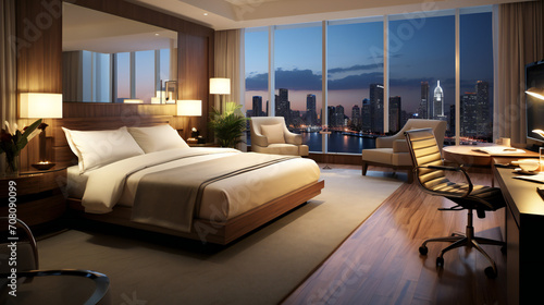 A Luxury Hotel Room With A View On Miami © Imeji