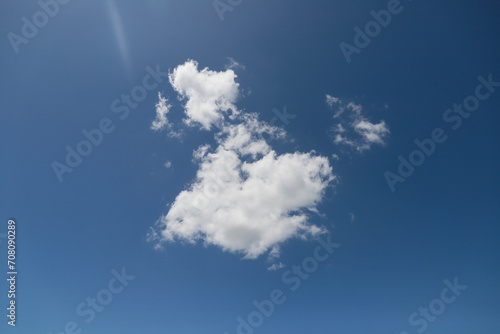 clouds with blue sky - copyspace