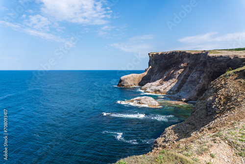 Cape St George on the Port au Port Peninsula on southwest coast of Newfoundland in the province of Newfoundland and Labrador, Canada. Boutte du Cap Park. photo