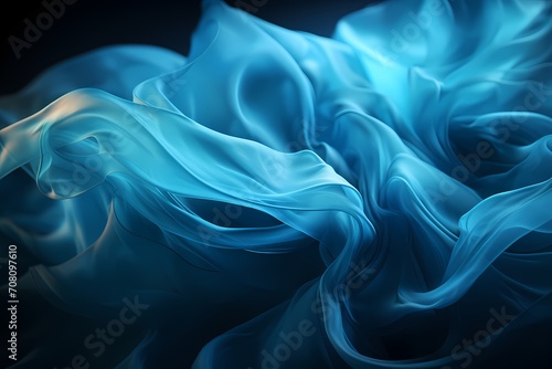 Ethereal patterns of midnight blue and topaz dancing in fluid motion, creating a dreamy Abstract Wallpaper Backgroundr