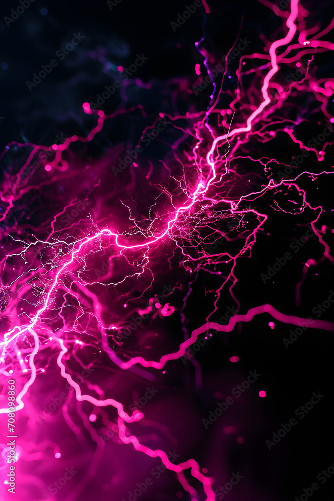 Abstract background of pink lightning Abstract background of pink lightning