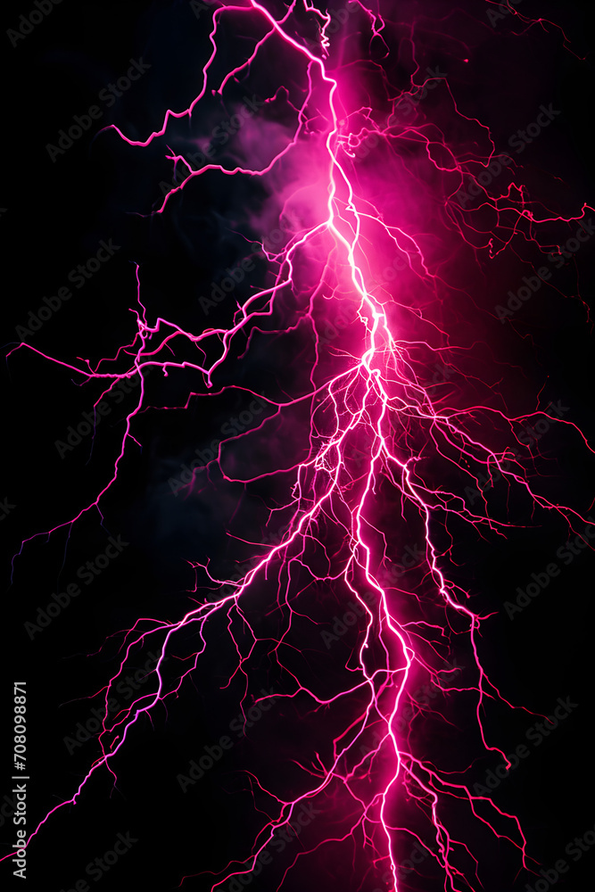 Abstract background of pink lightning Abstract background of pink lightning