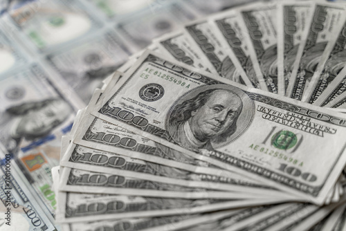 Behang Stack of Twenty Dollar Bills – Pile of Cash Money