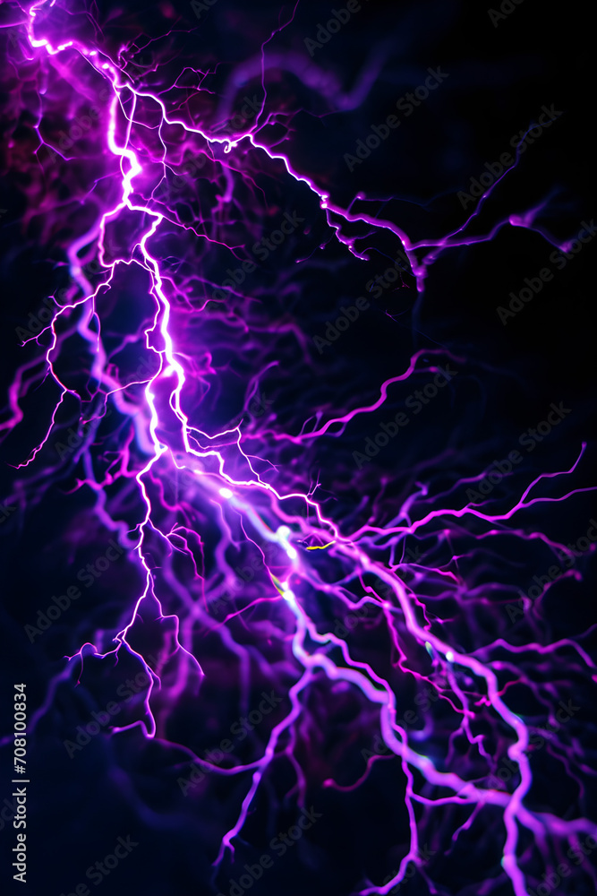Abstract background of purple lightning Abstract background of purple lightning